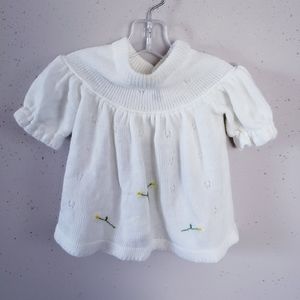 Vintage Baby Dress Sakowitz Pearl Size L